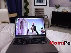 Step by step I convinced big tits step mom in taboo POV