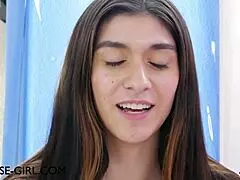 College Brunette Spills Details on Her First Wild Sexual Encounter Teasingly