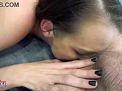 Watch Lovely Brunette Shelly Deepthroat Cock and Swallow Hot Cum Load!