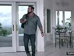 Latina Shemale Milf Housewife Takes Anal from Lover