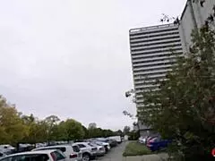 german scout picks up big boob mature susi for rough outdoor fuck and cum