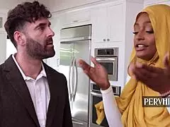 🤯 hijab stepmom urges stepdaughter to breed even if stepdad fills her up!