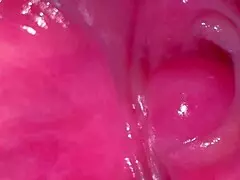 amateur asian wife shows pink shaved pussy 269 days post virginity loss close up