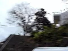 whoa check out this stunning japanese milf model's hidden outdoor boob footage!