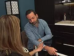 german wife creampie craving while hubby films her sloppy licks