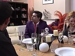 Horny college coeds shaved pussies double penetrated ass to mouth in wild group anal orgy