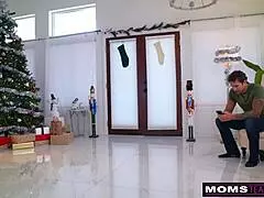 bunny madison begs santa to ram fat cock in wet pussy