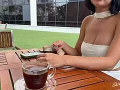 Coffee date explodes into total fucking chaos with one trick