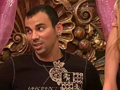 A young 18-year-old girl enjoys intimate play with two guys getting everything wet