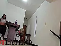 Trio Fucking Hot Argentinian Girl on Halloween Night