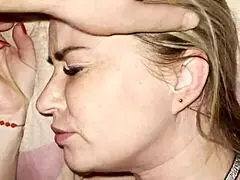 Step Son Slips Big Dick into Sleeping Stepmom's Mouth Early Morning