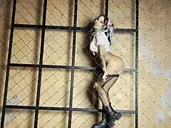 dude harley quinn monika fox rams baseball bat deep in shaved pussy and ass for hardcore solo squirting