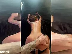 check out this perfect shaped dutch blonde's ass in super slow motion deep pov fuck