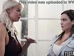 huge boobs bbw milf lost bet n has rough threesome with busty bff i think