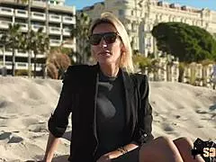 anouk blonde milf slams her small waist ass on thick cock anal pounding nonstop