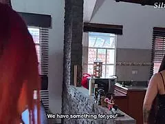 husband and i invite stepsis for wild swinger couple swap orgy