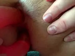 Curvy amateur milf's big ass takes deep anal penetration in POV