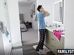 Lucky Stepson Fucks Hot Stepnana Piper Press Stepmom Addyson and Stepsister Julia