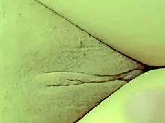 Virgin Japanese Wife Opens Shaved Pussy for Christmas Groping and Licking Close-Up.