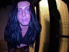 Risky Outdoor Blowjob: Dare You Watch Her Swallow Uncut?