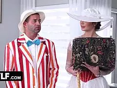naughty nanny spoonful cum lesson in mary poppins parody 😏🍆