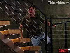 Blonde big tits roommate Kenna James gets fucked hard by friend right after her solo masturbation session