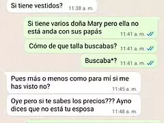 doña mary sends steamy whatsapp under skirt vid then i pound her wet mexican milf pussy hard