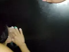 WOW Taking Wife and Girlfriend Gloryhole Cock Sucking Frenzy!