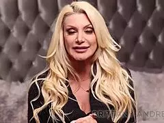 Horny Busty Blonde Brittany Andrews Fingers Pussy and Toys Twat