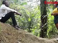 she screams wild from bush track pounding quickie