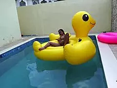maxine x fingers her huge tits and fat ass solo