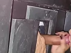 hey naughty latina milf why head to gloryhole swinging to slurp stranger cocks on camera?