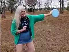 Momma Vee's ass hangs out golfing