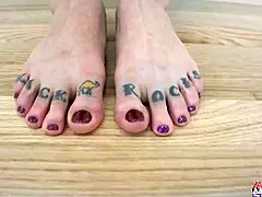 Inked Brunette Kali Ryder Performs Deep Rimjob And Sloppy Blowjob On Cock