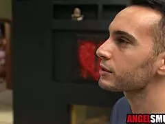 Wife Takes Anal Hard from Husband and Stepbrother in Intense Threesome Massage