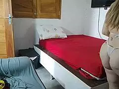 Hey big cock stud, ready for this blonde milf's famous sofa test?