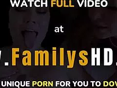 Hot College Bestie Joins Stepmom One Sucks Dick Other Balls!