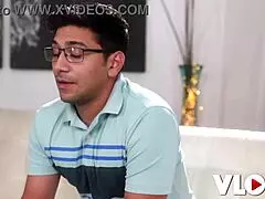 Krissy Lynn in stockings seduces my massive cock with horny wet pussy riding cowgirl after interview blowjob