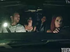 Redhead Pounded Hard In Paranormal Ghost Foursome!