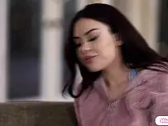 stepmom seduces my bestie into hot lesbian fun