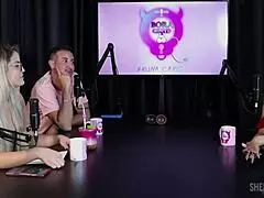 compilados da charllottye no bora cast com bruna carlos watchin on sheer red got me hard af