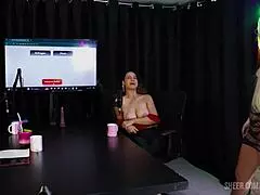 compilados da charllottye no bora cast com bruna carlos watchin on sheer red got me hard af