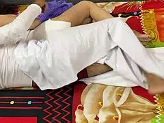 ohh auntie n i share hotel bed n she gets horny pussy pounded hard