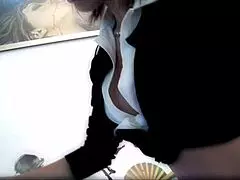 oh god michelle bends romana over n shoves that dildo in sooo deep!!