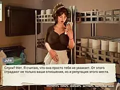 stepmom catches stepsis riding but joins the maid fun instead