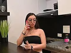 Look at this hot mature babe and young chick sucking her good!