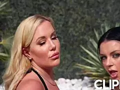 damn check out this big titties threesome with savannah bond and payton preslee