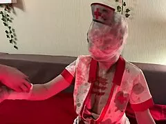 yo nurse from silent hill at my place for halloween fuck