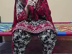 beautiful college maid drops to knees for sloppy deepthroat cock sucking in bedroom