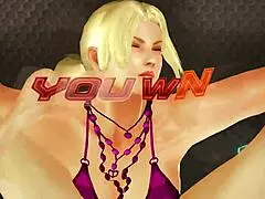 Nina faces off against that tough mature Latina in a wild fantasy clash